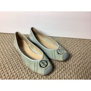 JENNIFER TATTANELLI - Women Ballerina Shoes w/hidden heel suede Foschia- Size 36